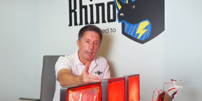 Rhino shield exterior paint tested for its insulation properties.
